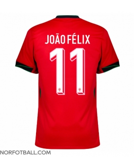 Billige Fotballdrakt Portugal Joao Felix #11 Replika Hjemmedrakt EM 2024 Kortermet
